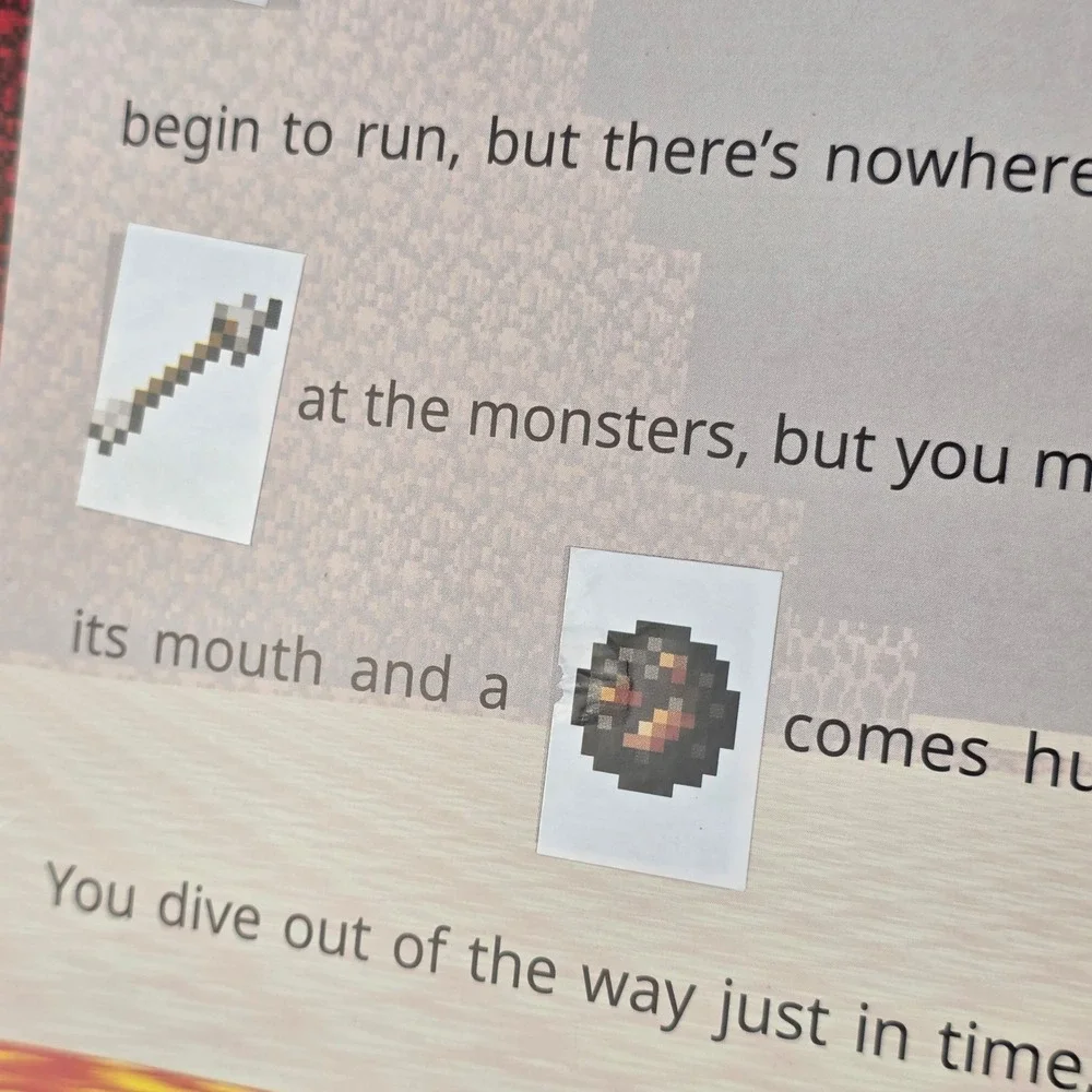 Minecraft Official Nether and The End Sticker Book for Kids - Minor use‎